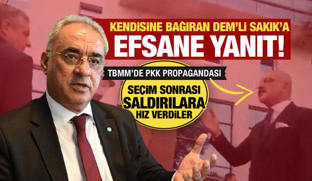 Sırrı Sakık TBMM bahçesinde PKK terörünü kutsadı! Önder Aksakal'dan efsane yanıt