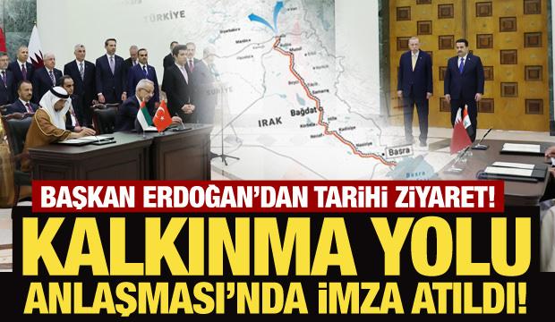 Son Dakika... Başkan Erdoğan'dan tarihi ziyaret: Kalkınma Yolu Anlaşması'nda imza atıldı!