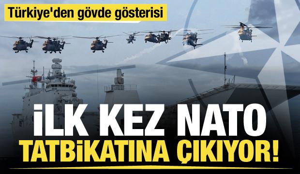 TCG Anadolu ilk kez NATO tatbikatında