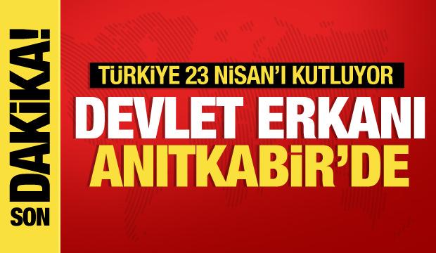 Türkiye 23 Nisan'ı kutluyor: Numan Kurtulmuş Anıtkabir'i ziyaret etti
