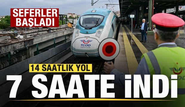 İstanbul-Sivas YHT seferleri başladı! 14 saatlik yol 7 saate indi