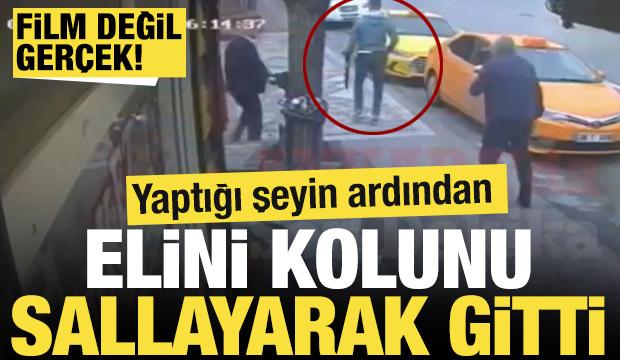 Ankara’da şoke eden görüntü! Taksi durağını pompalı tüfekle delik deşik etti 