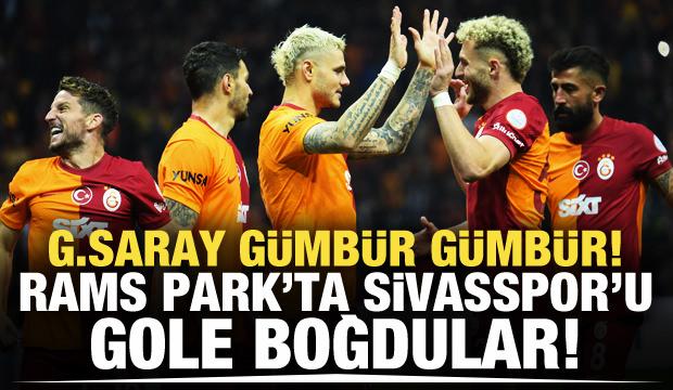 Galatasaray, Sivasspor'u gole boğdu!