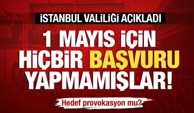 İstanbul Valiliği'nden 1 Mayıs açıklaması... Hiçbir sendika başvurmamış!