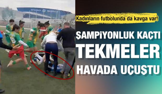 Kadınların futbol maçında kavga çıktı! 7 kişi yaralandı...
