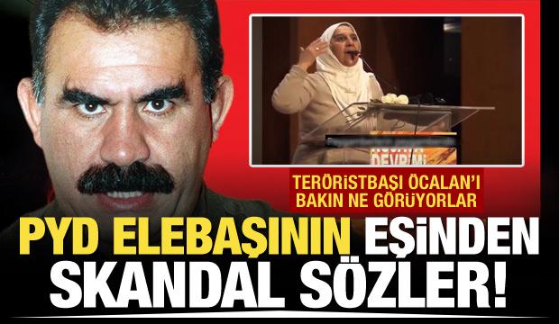 PYD elebaşı Salih Müslim'in eşinden teröristbaşı Abdullah Öcalan hakkında skandal ifadeler