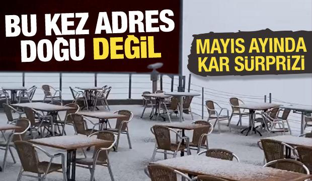 Antalya'da mayıs ayında kar sürprizi