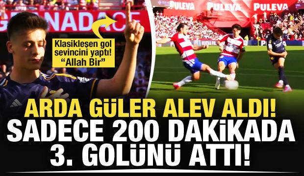 Arda Güler alev aldı! 200 dakikada 3. golünü attı!