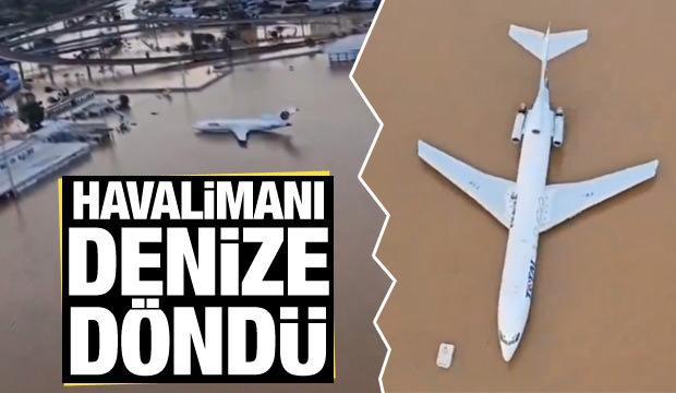 Brezilya'da sel: Porto Alegre Havalimanı sular altında kaldı