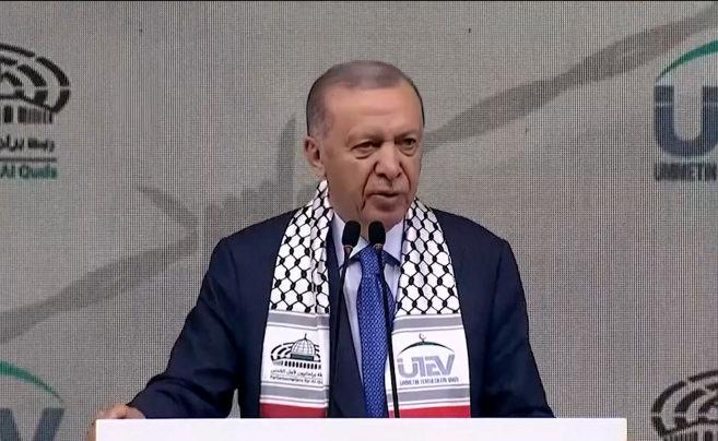Cumhurbaşkanı Erdoğan Gazze'de soykırım yapan Netanyahu için "Hitler'i kıskandıracak seviyeye geldi!" dedi