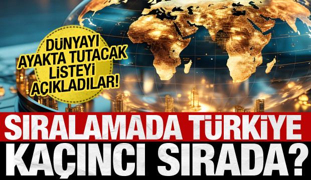 Dünya ekonomik büyümesine katkı sağlayacak ülkeler açıklandı! Türkiye kaçıncı sırada?