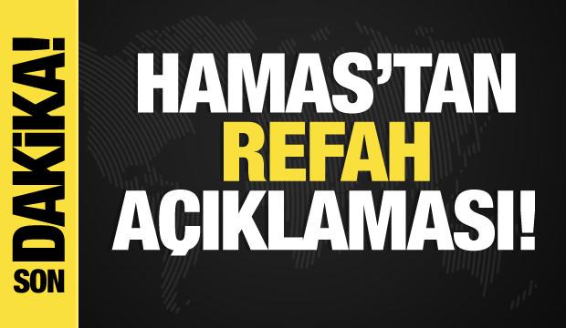 Hamas'tan Refah açıklaması