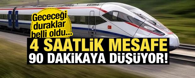 İstanbul-Edirne arası 1.5 saat düşüyor! Halkalı-Kapıkule arası duraklar belli oldu...