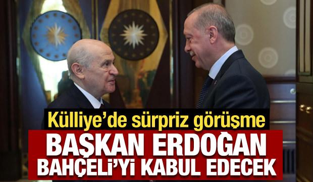 Son Dakika: Erdoğan'dan kritik kabul! Devlet Bahçeli ile görüşüyor