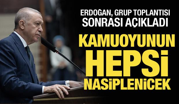 Cumhurbaşkanı Erdoğan tasarruf tedbirleri ile ilgili açıklama