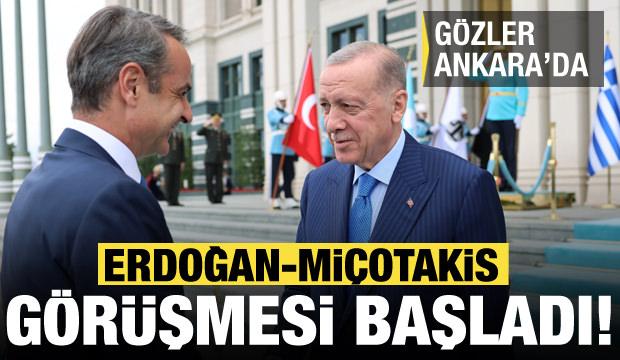 Cumhurbaşkanı Erdoğan Yunan Başbakanı Miçotakis ile bir araya geldi