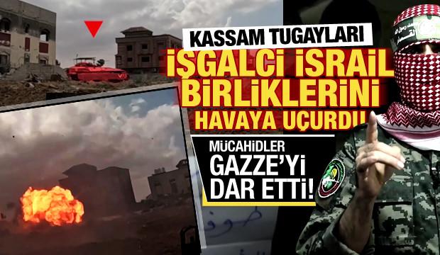 Kassam Tugayları Gazze'de İsrail birliklerini havaya uçurduğu anları paylaştı