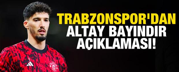 Trabzonspor'dan Altay Bayındır açıklaması!