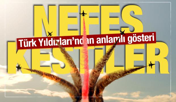 Türk Yıldızları'ndan Türk Dil Bayramı'na özel gösteri 