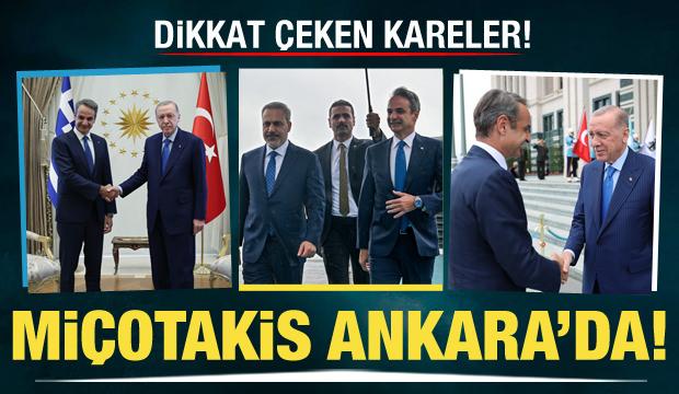 Yunanistan Başbakanı Miçotakis Ankara'da: Hakan Fidan karşıladı