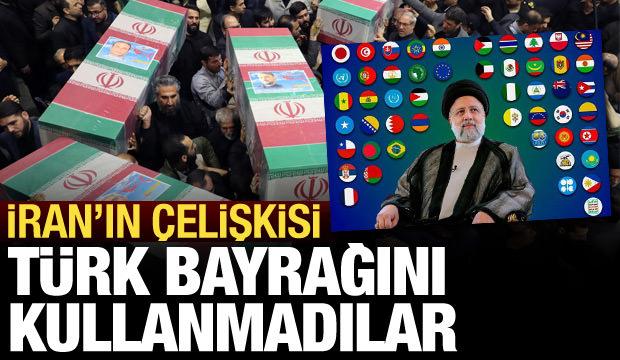 İran, teşekkür mesajında Türk bayrağını kullanmadı