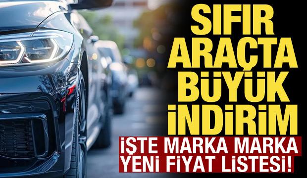 Sıfır otomobilde kampanya rüzgarı! işte o liste