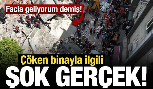 İstanbul'da çöken binayla ilgili şok gerçek!