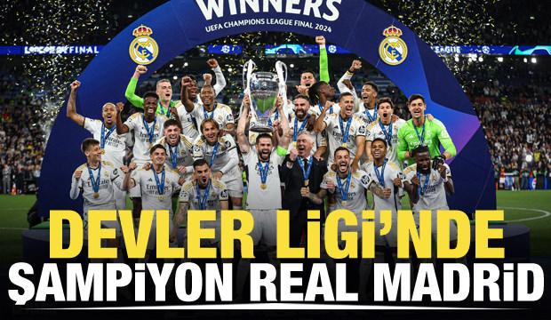 UEFA Şampiyonlar Ligi'nde şampiyon Real Madrid