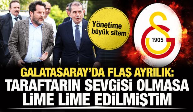 Galatasaray'da flaş ayrılık! Sitem dolu sözlerle veda etti