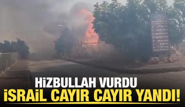 Hizbullah vurdu, İsrail cayır cayır yandı!