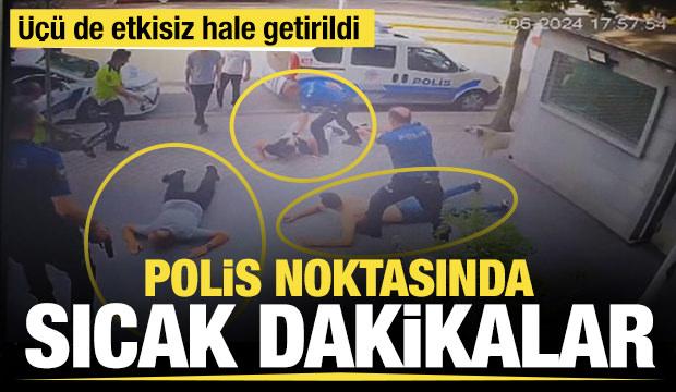 Konya'da polis noktasında sıcak saatler... 3 kişi etkisiz hale getirildi