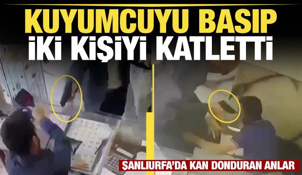Şanlıurfa Viranşehir'de bir şahıs kuyumcu dükkanını basarak, iki kişiyi öldürdü