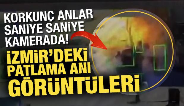 Bakan Yerlikaya İzmir'deki patlama anına ilişkin görüntüleri paylaştı
