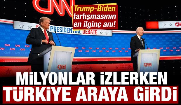 Biden Trump tartışmasının reklam arasında Türkiye reklamı...