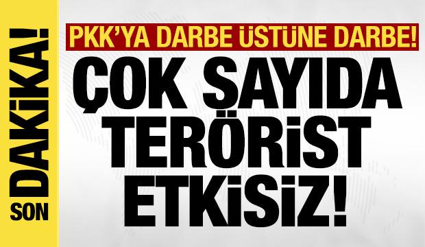 13 PKK'lı terörist etkisiz hale getirildi!