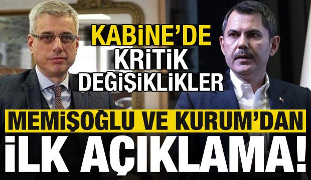 Atamalar sonrası Kemal Memişoğlu ve Murat Kurum'dan ilk açıklamalar!