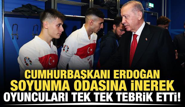Cumhurbaşkanı Erdoğan oyuncuları tebrik etti