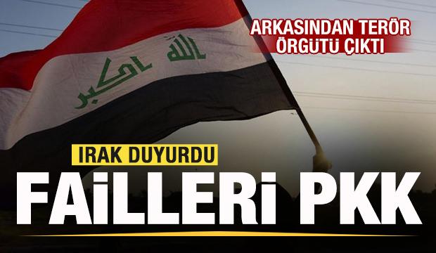 Irak duyurdu: Failleri terör örgütü PKK