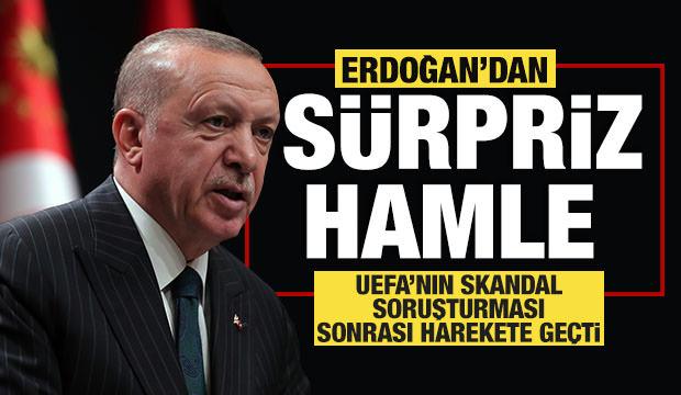 UEFA'nın skandal kararı sonrası Cumhurbaşkanı Erdoğan'dan sürpriz 'Milli Takım' hamlesi