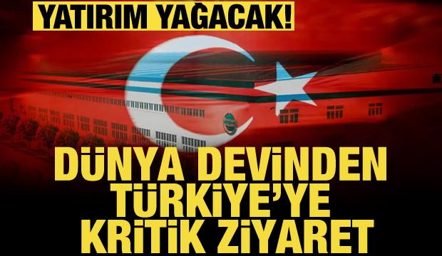 Yatırım yağacak! Dünya devinden Türkiye'ye kritik ziyaret