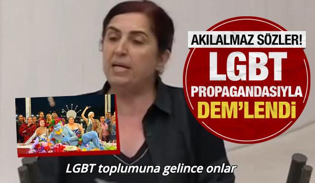 DEM Parti'li Sevilay Çelenk Meclis'te LGBT hareketini savundu! Skandal sözler