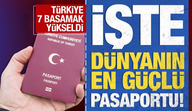 İşte dünyanın en güçlü pasaportu! Türkiye 7 basamak yükseldi