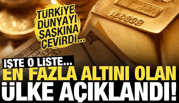 En fazla altın rezervine sahip ülke açıklandı! Türkiye'de kaç ton var?