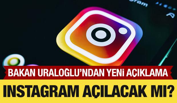 Instagram açıldı mı? Bakan Uraloğlu'ndan yeni açıklama