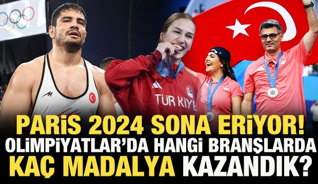 Paris Olimpiyat Oyunları'nda hangi branşlarda kaç madalya kazandık?