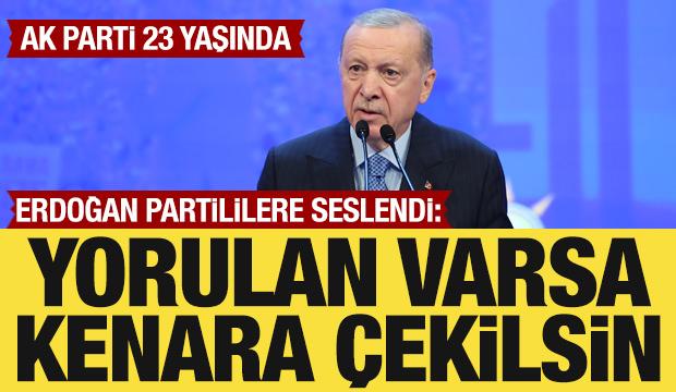 AK Parti 23 yaşında: Cumhurbaşkanı Erdoğan'dan &ouml;nemli a&ccedil;ıklamalar