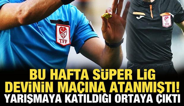 Beşiktaş'ın ma&ccedil;ına atanan hakem yarışma programına katılmış! 