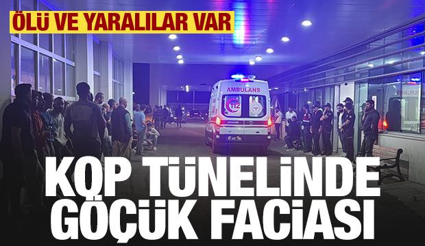 Bayburt'ta Kop Tüneli inşaatında göçük: Ölü ve yaralılar var