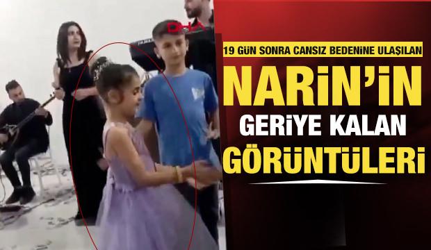 Cansız bedenine ulaşılan Narin'den geriye görüntüleri kaldı!