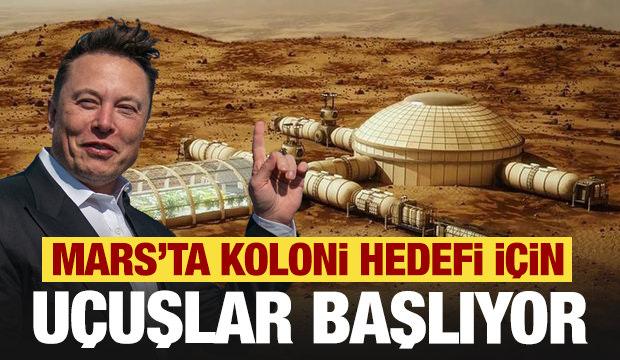 Elon Musk'ın Mars'ta yaşam projesi: Uçuşlar başlıyor